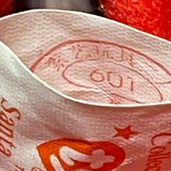 TY Santa Beanie Baby December 6,1998 5th gen - Picture 5 of 8